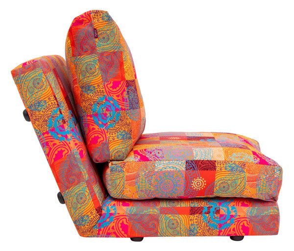Atelier Del Sofa, Fotoliu extensibil Deniz multicolor 60/68/62 cm