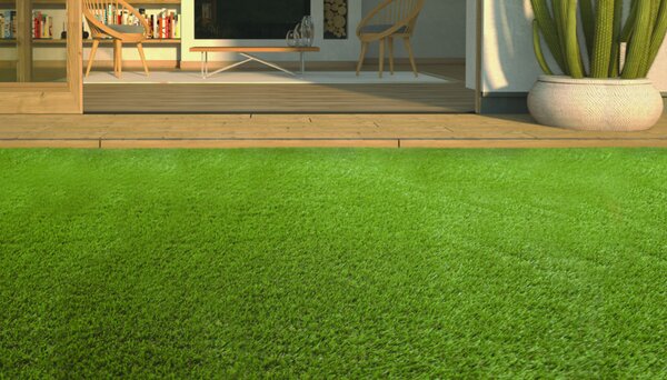 Covor Gazon Iarba Artificiala Produs Belgia, Calitate Premium, Model Fuse 25 mm inaltime fir, Gradinita Loc de Joaca Terasa Curte, Verde Verde, 200 x