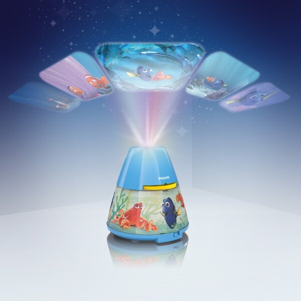 Philips 71769/90/16 - Lampa copii DISNEY FINDING DORY LED/0,1W/3xAAA