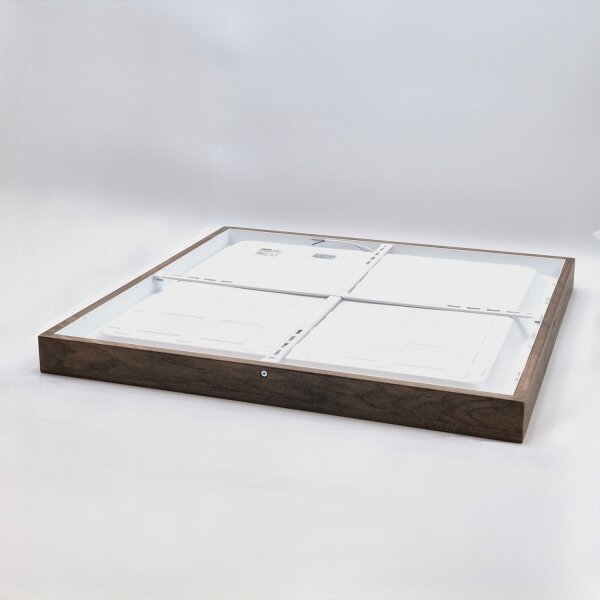 Brilagi-LED Corp de iluminat pentru baie WOODY FRAME LED/40W/230V 60x60 cm IP44 stejar/nuc