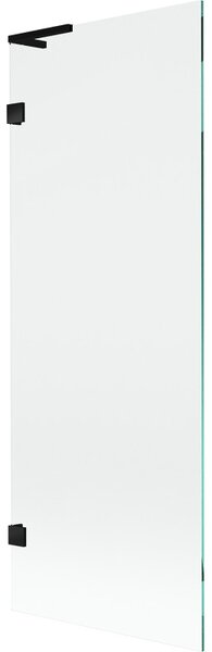 Mexen, Paravan de baie Mexen Lunar L cu 1 aripă 70 x 150 cm, transparent, negru - 897L-070-000-70-00