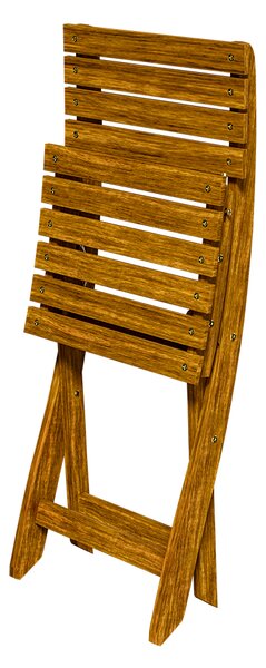 Deuba Set pliabil din lemn - acacia