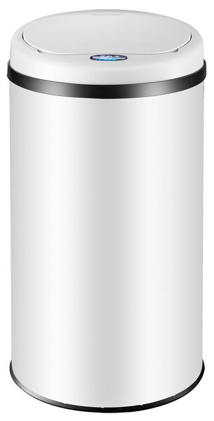 Deuba Coș de gunoi fără contact cu USB 30 L - alb