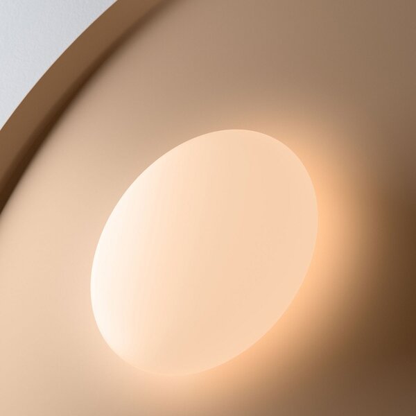 Vibia Top Aplic LED Ø 40 cm roz pal, reglabil, Roz / Rosé, Camera de zi / sufragerie, Metal, Modern