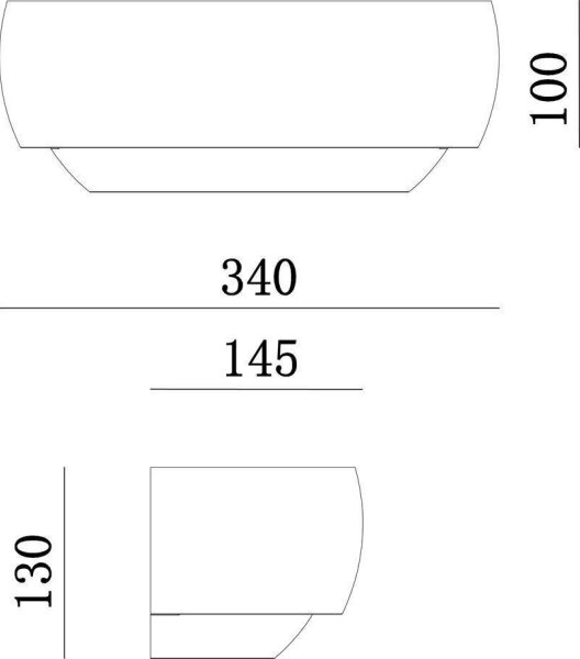 Aplică Deko-Light 341206 TWYNNDA 1xE14/40W/230V alb