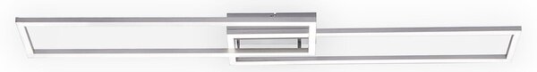 LOLA Smart Plafonieră LED LOLAsmart Maxi, 110 x 25 cm, reglabil, Metalic, Camera de zi / sufragerie, Metal, Modern