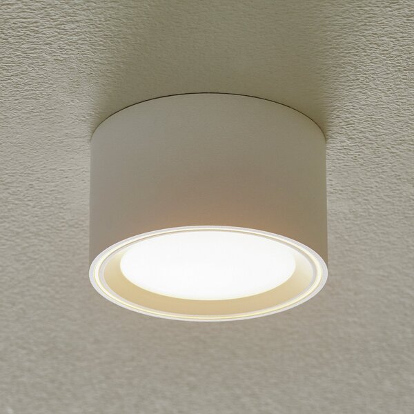 Nordlux Plafonieră LED Fallon, înălțime 6 cm, reglabil, Alb, Camera de zi / sufragerie, Metal, Modern