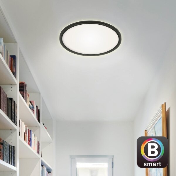 Plafonieră LED dimabilă SLIM LED/18W/230V Wi-Fi Tuya Briloner 7058-015 + telecomandă