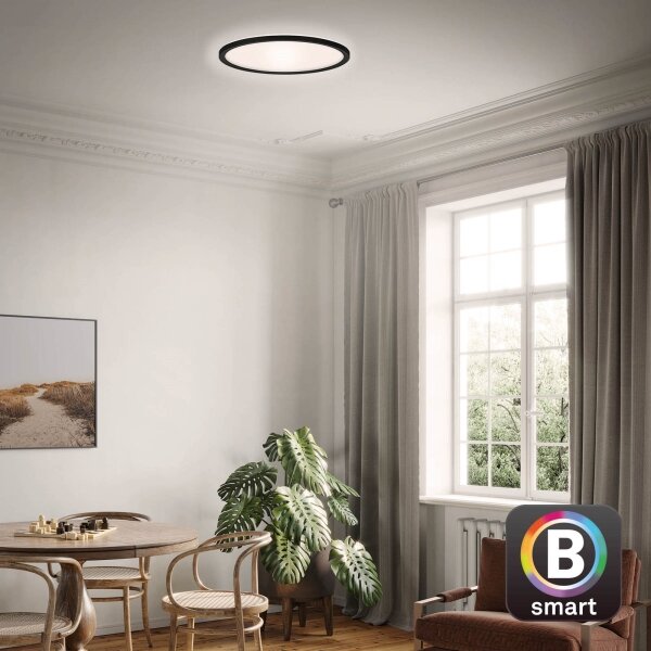 Plafonieră LED dimabilă SLIM LED/18W/230V Wi-Fi Tuya Briloner 7058-015 + telecomandă