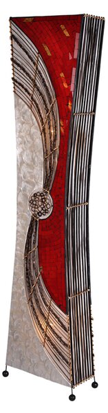Woru Alisa lampă cu picior, 150 cm, Roșu, Camera de zi / sufragerie, Design