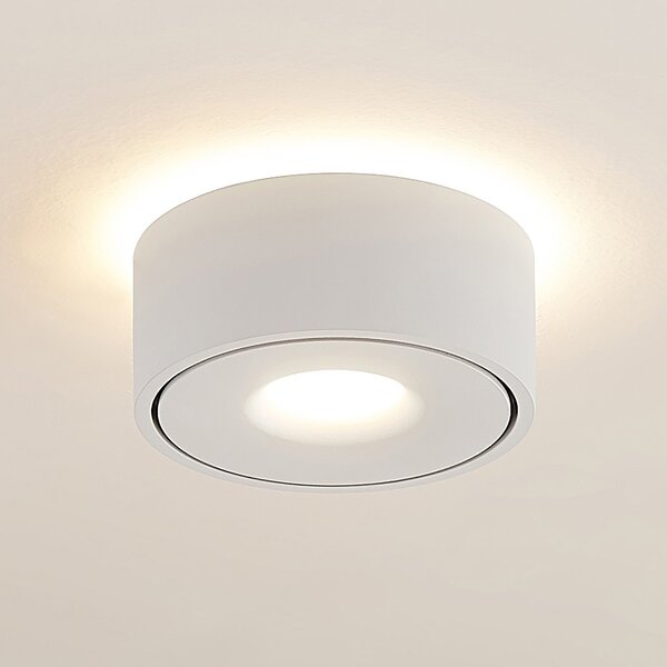 Arcchio Plafonieră LED Rotari, albă, cu lumină orientabilă în sus și jos,, reglabil, Alb, Hol, Metal, Modern