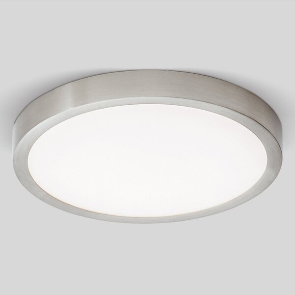 ORION Plafonieră LED Vika, rotundă, titan mat, Ø 23cm, Metalic, Camera de zi / sufragerie, Metal, Modern