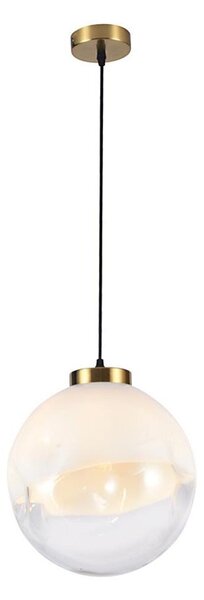 Lustră pe cablu VANA 1xE27/40W/230V crem/auriu