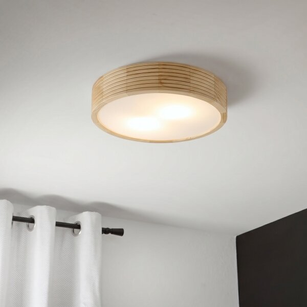Plafonieră NATURAL MODERN 2xE27/15W/230V, diam. 37,5 cm, pin