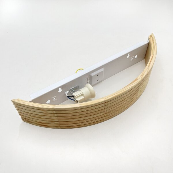 Aplica de perete NATURAL MODERN 1xE27/15W/230V din lemn de pin