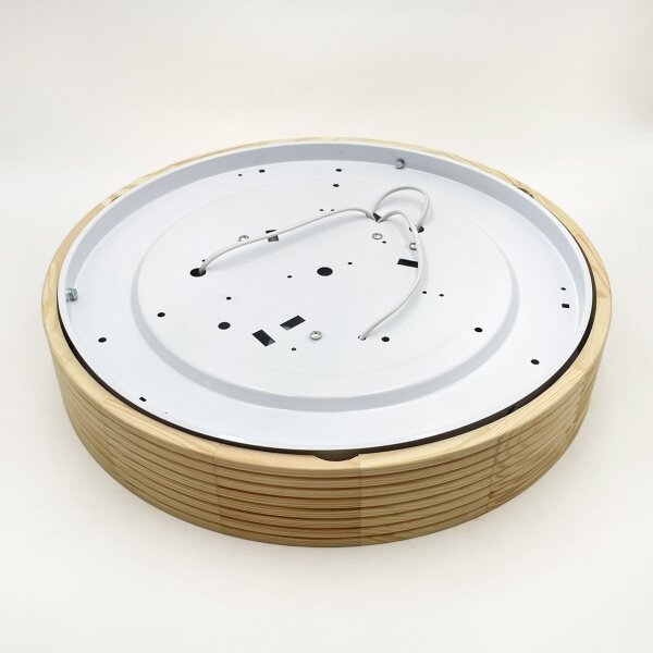 Plafonieră NATURAL MODERN 3xE27/15W/230V, diametru 47,5 cm, lemn de pin