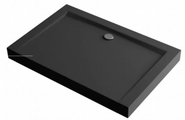 Excellent Forma cădiță de duș dreptunghiulară 110x80 cm negru BREX.1403.110.080.BLN
