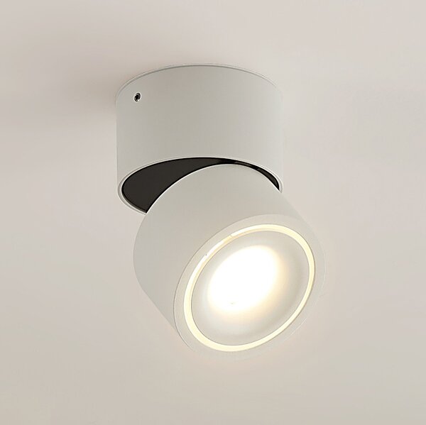 Arcchio Spot LED pentru tavan Rotari, alb, 1 bec, 681lm, reglabil, Alb, Hol, Aluminiu, Modern