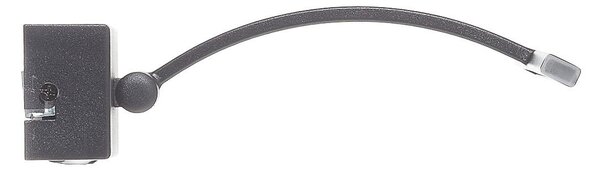 Freelight Aplică de perete LED Matisse, lățime 45 cm, negru, reglabil, Negru, Camera de zi / sufragerie, Metal, Modern