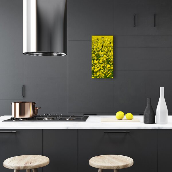 Ceas de perete din sticla vertical Blumenfeld peisaje pline de culoare