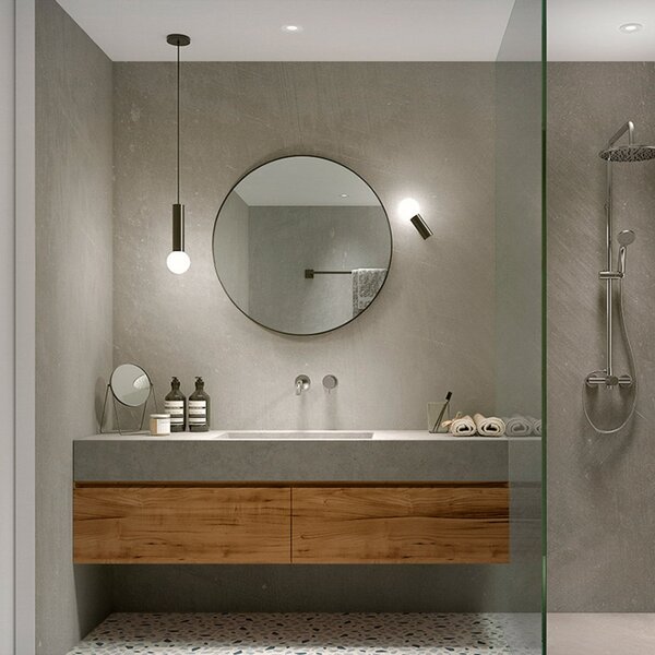 LEDS-C4 Mist aplică de perete baie 1 bec negru, reglabil, Negru, Baie, Metal, Modern