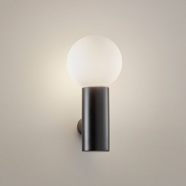 LEDS-C4 Mist aplică de perete baie 1 bec negru, reglabil, Negru, Baie, Metal, Modern