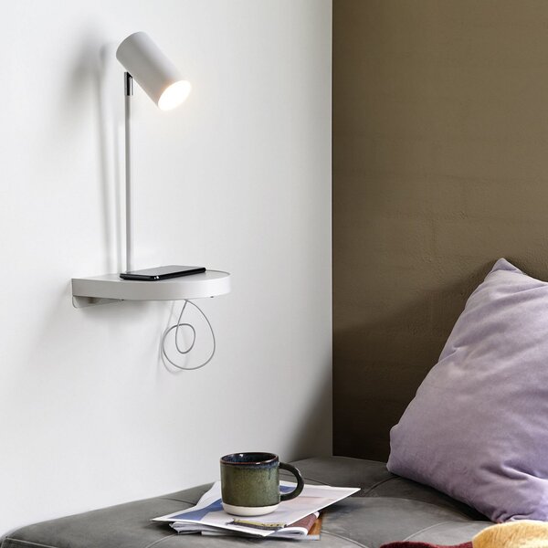 Lampă de perete Nordlux, Cody, Alb, dormitor, Metal, Modern