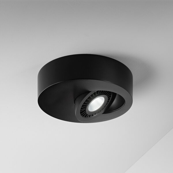 Egger Licht DLS plafonieră LED Geo, negru, Negru, Hol, Metal, Modern