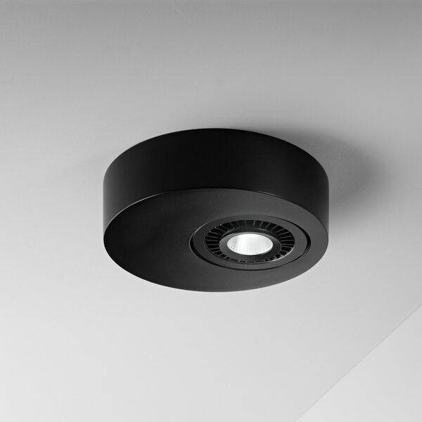 Egger Licht DLS plafonieră LED Geo, negru, Negru, Hol, Metal, Modern