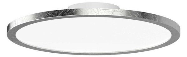 LIGHTME Plafonieră cu LED Aqua Ø30.2cm frunze de argint, Gri, Baie, Metal, Modern