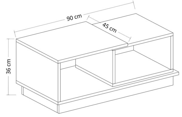 Mobilier living Amstel (Nuc + antracit). 1088814