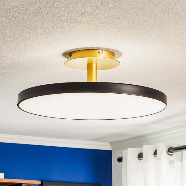UMAGE Asteria Up Large plafonieră 60cm negru, reglabil, Negru, Camera de zi / sufragerie, Metal, Design