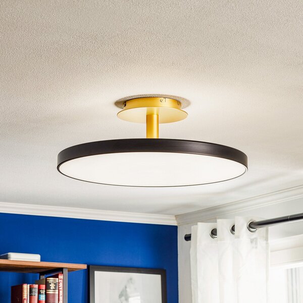 Plafoniere UMAGE, Asteria Up Large, reglabil, Negru, Camera de zi, Metal, Design