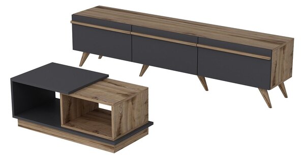 Mobilier living Amstel (Nuc + antracit). 1088814