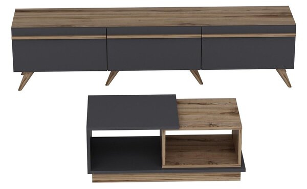 Mobilier living Amstel (Nuc + antracit). 1088814