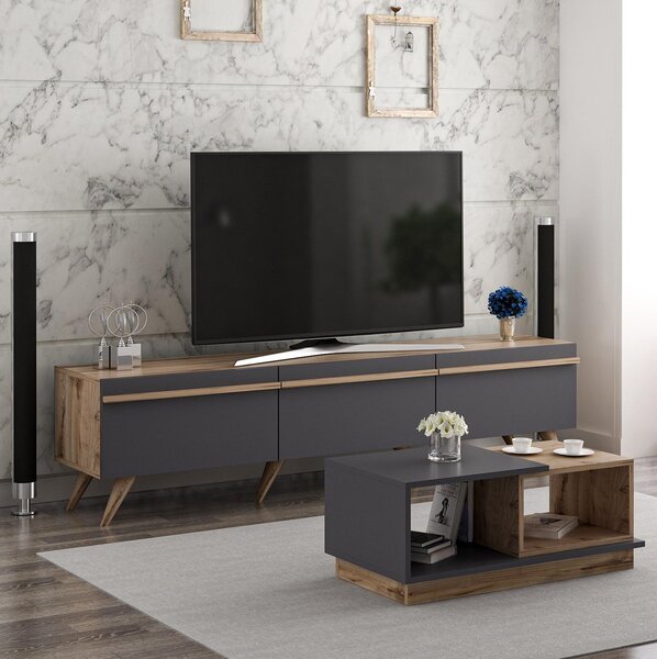 Mobilier living Amstel (Nuc + antracit). 1088814