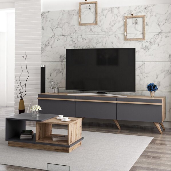 Mobilier living Amstel (Nuc + antracit). 1088814