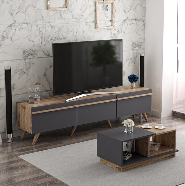 Mobilier living Amstel (Nuc + antracit). 1088814