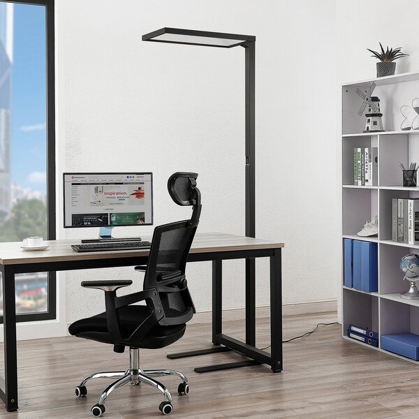 Arcchio Lampa de birou cu LED Nelus, negru, senzor, dimabil, reglabil, Negru, Studiu / Birou, Metal, Modern
