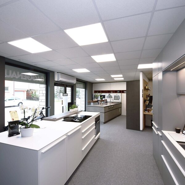 Deko-Light Panou LED Basic Flex 62 x cm CCT 3000/4000/6000 K, Alb, Studiu / Birou, Metal, Modern, Plafon încastrat