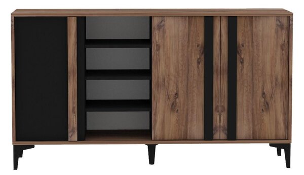 Set mobilier living Laciko (pin atlantic + antracit). 1102248