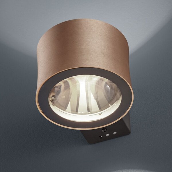 BANKAMP Impulse aplică LED auriu-rosé, reglabil, Cupru, Camera de zi / sufragerie, Metal, Modern