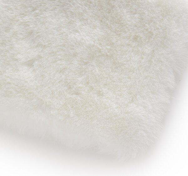 Covor Blanita Living Dormitor, Model LOP 060, Antiderapant Soft, Alb 50 x 80