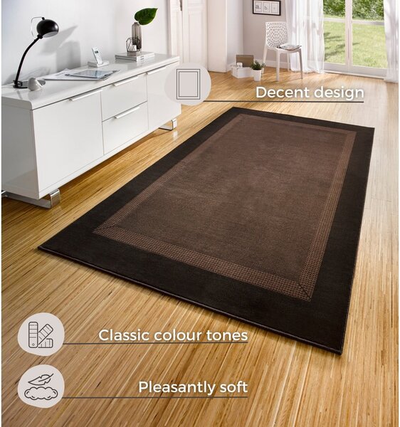 Covor Hanse Home Basic, 120x170 cm, maro
