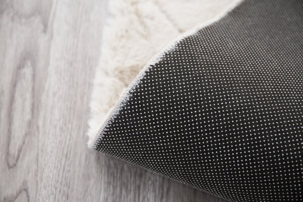 Model Blana Iepure, Lop Grofat 050, Covor Living Dormitor Antiderapant, Crem 80 x 150