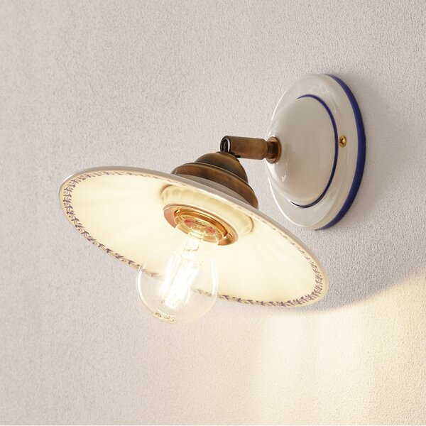 Ceramiche Il Punti aplică mobilă, reglabil, Alb, Hol, Ceramică, Casă de țară / Rustic