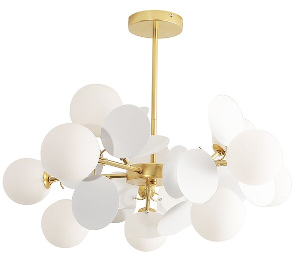 Lampă suspendată Gold/White APP1565-12