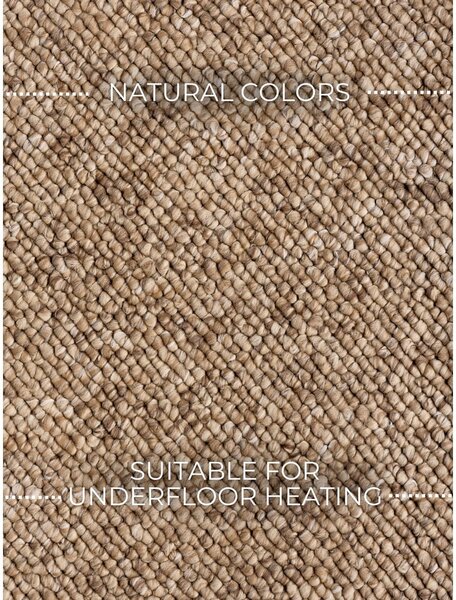 Covor maro deschis lavabil 80x150 cm Rocco Caramel – Elle Decoration