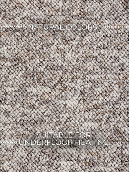 Covor tip traversă gri lavabil 80x240 cm Rocco Taupe – Elle Decoration