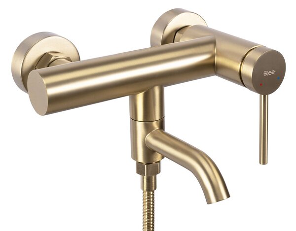 Baterie pentru cadă REA Clif Brush Gold